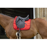 Tapis de selle Equithème Satin Rouge