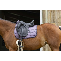 Tapis de selle Equithème Satin Prune Violet Tapis de selle Equithème Satin Prune Violet