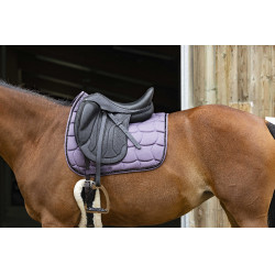 Tapis de selle Equithème Satin Prune Violet Tapis de selle Equithème Satin Prune Violet