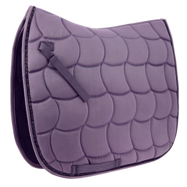 Tapis de selle Equithème Satin Prune Violet Tapis de selle Equithème Satin Prune Violet
