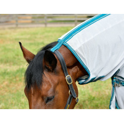 Couverture anti-mouches Weatherbeeta Combo ComFiTec Zephyr Argent / vert sarcelle / stone Couverture anti-mouches Weatherbeeta Combo ComFiTec Zephyr Argent / vert sarcelle / stone