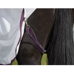 Couverture anti-mouches Combo Weatherbeeta ComFiTec Essential Blanc / marron / gris Couverture anti-mouches Combo Weatherbeeta ComFiTec Essential Blanc / marron / gris