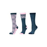 Chaussettes Dublin enfant par 3 Geo fleur Chaussettes Dublin enfant par 3 Geo fleur
