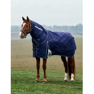 Couverture Weatherbeeta ComFiTec Dynamic Turnout 220g cou détachable Marine / vert forêt Bleu Couverture Weatherbeeta ComFiTec Dynamic Turnout 220g cou détachable Marine / vert forêt Bleu
