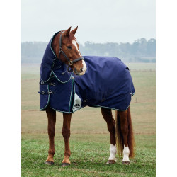 Couverture Weatherbeeta ComFiTec Dynamic Turnout 220g cou détachable Marine / vert forêt Bleu Couverture Weatherbeeta ComFiTec Dynamic Turnout 220g cou détachable Marine / vert forêt Bleu