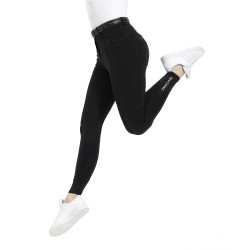 Pantalon Equithème Safir fond silicone Noir / bleu Pantalon Equithème Safir fond silicone Noir / bleu