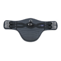 Sangle bavette courte élastique Shires Noir Sangle bavette courte élastique Shires Noir