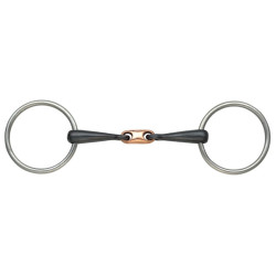Mors cheval Lozenge cuivre Shires - Matériel d'équitation