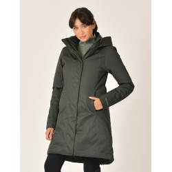 Blouson long Weatherbeeta imperméable femme Vert de minuit