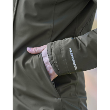 Blouson long Weatherbeeta imperméable femme Vert de minuit