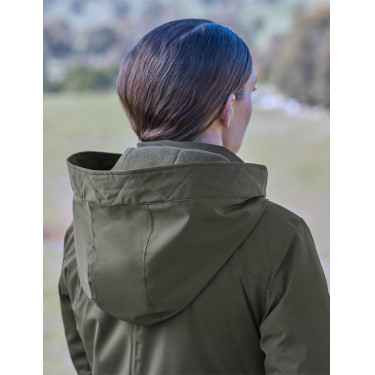 Blouson long Weatherbeeta imperméable femme Vert de minuit
