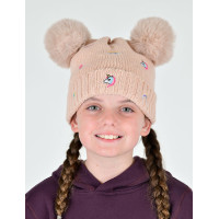 Bonnet Fun Dublin brodé enfant Rose poussiéreux Bonnet Fun Dublin brodé enfant Rose poussiéreux