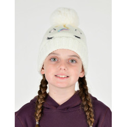 Bonnet Licorne Dublin brodé enfant Blanc