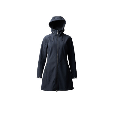 Veste chauffante longue Jadine Horze hiver Marine Bleu marine