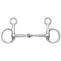 Mors Baucher Cheek Snaffle Shires Acier inoxydable