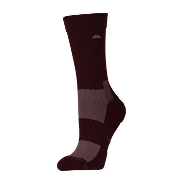 Chaussettes d'équitation Weatherbeeta Performance Crew Mûre / vin mauve Bordeaux