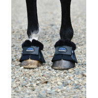 Cloches avec mouton Weatherbeeta Tough-Tec Impact Fleece Trim Noir / noir