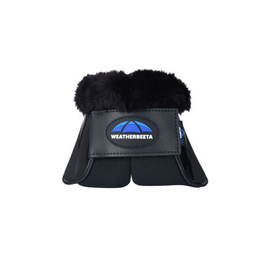 Cloches avec mouton Weatherbeeta Tough-Tec Impact Fleece Trim Noir / noir Cloches avec mouton Weatherbeeta Tough-Tec Impact Fleece Trim Noir / noir