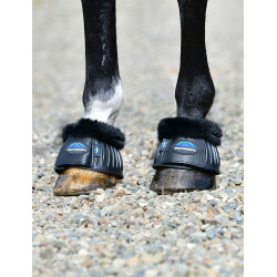 Cloches caoutchouc mouton Weatherbeeta Tough-Tec Prime Fleece Trim Noir / noir