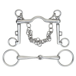 Mors Weymouth Shires Acier inoxydable