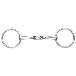 Mors simple 18 mm Lozenge Shires Acier inoxydable