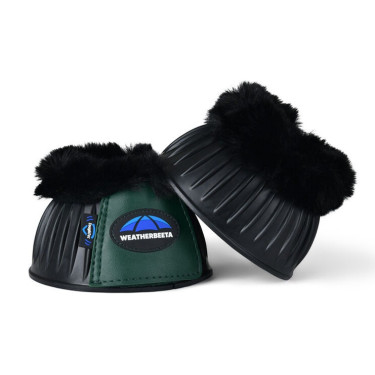 Cloches caoutchouc mouton Weatherbeeta Tough-Tec Prime Fleece Trim Noir / vert forêt