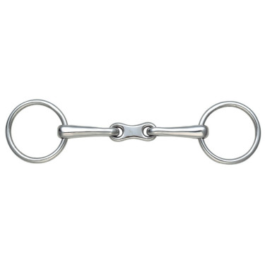 Mors Bradoon double brisure Shires Acier inoxydable Mors Bradoon double brisure Shires Acier inoxydable