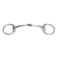 Mors courbé petits anneaux Shires Acier inoxydable