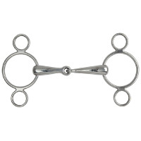 Mors 2 anneaux Gag Shires Acier inoxydable