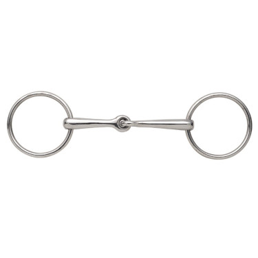 Mors simple Shires brisé Acier inoxydable
