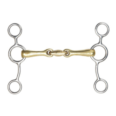 Mors cheval Tom Pouce laiton Shires - Matériel d'équitation Mors cheval Tom Pouce laiton Shires - Matériel d'équitation