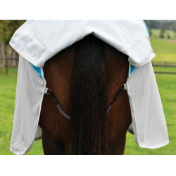 Couverture anti-mouches et imperméable Weatherbeeta ComFiTec Dual Shield cou détachable Bleu / gris Couverture anti-mouches et imperméable Weatherbeeta ComFiTec Dual Shield cou détachable Bleu / gris