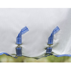 Couverture anti-mouches Weatherbeeta ComFiTec Airflow II cou détachable Gris / bleu / gris Couverture anti-mouches Weatherbeeta ComFiTec Airflow II cou détachable Gris / bleu / gris