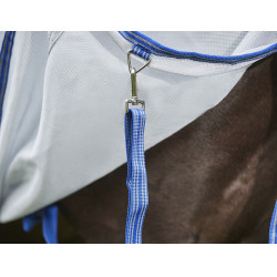 Couverture anti-mouches Weatherbeeta ComFiTec Airflow II cou détachable Gris / bleu / gris Couverture anti-mouches Weatherbeeta ComFiTec Airflow II cou détachable Gris / bleu / gris
