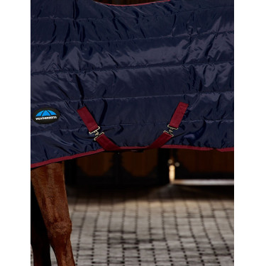 Couverture d'écurie Weatherbeeta ComFiTec 210D Channel 100g Marine / bourgogne Couverture d'écurie Weatherbeeta ComFiTec 210D Channel 100g Marine / bourgogne