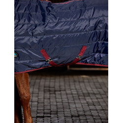 Couverture d'écurie Weatherbeeta ComFiTec 210D Channel 100g combo Marine / bourgogne Couverture d'écurie Weatherbeeta ComFiTec 210D Channel 100g combo Marine / bourgogne