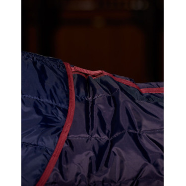 Couverture d'écurie Weatherbeeta ComFiTec 210D Channel 100g combo Marine / bourgogne Couverture d'écurie Weatherbeeta ComFiTec 210D Channel 100g combo Marine / bourgogne