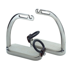 Etriers Fillis Peacock Shires Acier inoxydable Etriers Fillis Peacock Shires Acier inoxydable