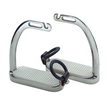 Etriers Fillis Peacock Shires Acier inoxydable Etriers Fillis Peacock Shires Acier inoxydable