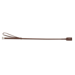 Cravache de saut en cuir Shires Marron