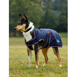 Couverture imperméable Weatherbeeta chien ComFiTec Premier Deluxe Marine / bourgogne Couverture imperméable Weatherbeeta chien ComFiTec Premier Deluxe Marine / bourgogne