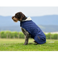 Couverture pour chien Weatherbeeta ComFiTec Deluxe Diamond Quilt Marine Bleu marine