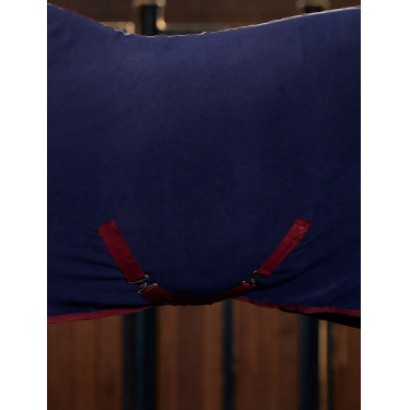 Couverture séchante Weatherbeeta antistatique en polaire combo Marine / bourgogne Couverture séchante Weatherbeeta antistatique en polaire combo Marine / bourgogne