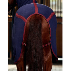 Couverture séchante Weatherbeeta antistatique en polaire combo Marine / bourgogne