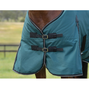 Couverture Weatherbeeta ComFiTec Classic Turnout 220g Vert forêt / noir Couverture Weatherbeeta ComFiTec Classic Turnout 220g Vert forêt / noir