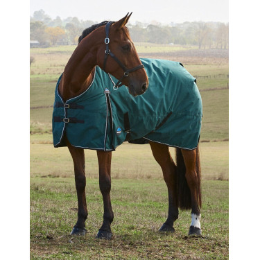 Couverture Weatherbeeta ComFiTec Classic Turnout 220g Vert forêt / noir Couverture Weatherbeeta ComFiTec Classic Turnout 220g Vert forêt / noir