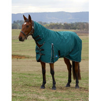Couverture Weatherbeeta ComFiTec Classic Turnout combo 220g Vert forêt / noir