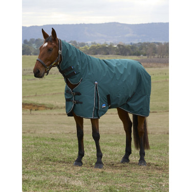 Couverture Weatherbeeta ComFiTec Classic Turnout combo 50g Vert forêt / noir Couverture Weatherbeeta ComFiTec Classic Turnout combo 50g Vert forêt / noir