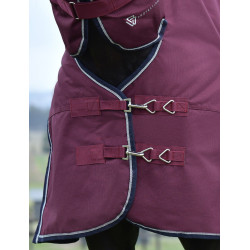Couverture Weatherbeeta ComFiTec Essential Turnout 220g combo Bourgogne / marine Couverture Weatherbeeta ComFiTec Essential Turnout 220g combo Bourgogne / marine