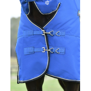 Couverture Weatherbeeta ComFiTec Essential Turnout 220g combo Cobalt / noir Bleu Couverture Weatherbeeta ComFiTec Essential Turnout 220g combo Cobalt / noir Bleu